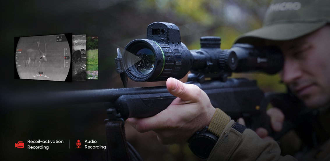 HikMicro 4K LRF Alpex A50EL Day/Night Scope